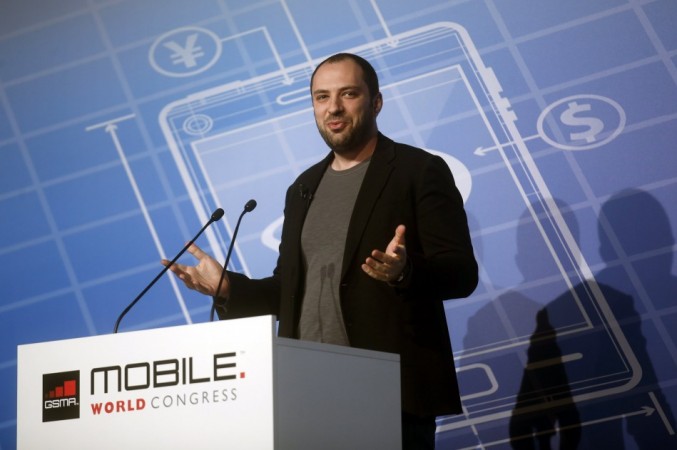   Jan Koum "title =" Co-founder of WhatsApp and former CEO Jan Koum at the Mobile World Congress in Barcelona. "Width =" 660 "height =" auto "tw =" 950 "th =" 631 "/> </figure>
<p><figcaption clbad=