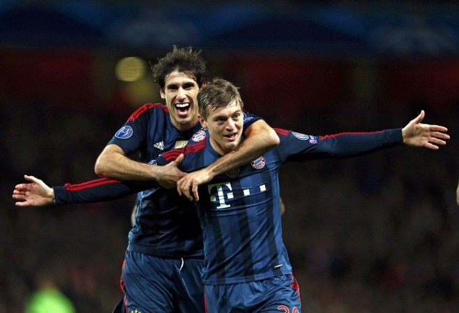 Javi Martinez Toni Kroos Bayern Munich