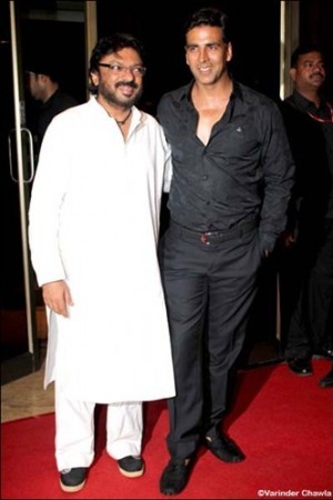 Sanjay Leela Bhansali and Akshay Kumar