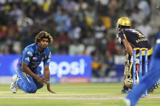 Lasith Malinga's four-for was not enough to help the Mumbai Indians to a victory. Pal Pillai/IPL/SPORTZPICS Malinga Pandey Mumbai Indians KKR