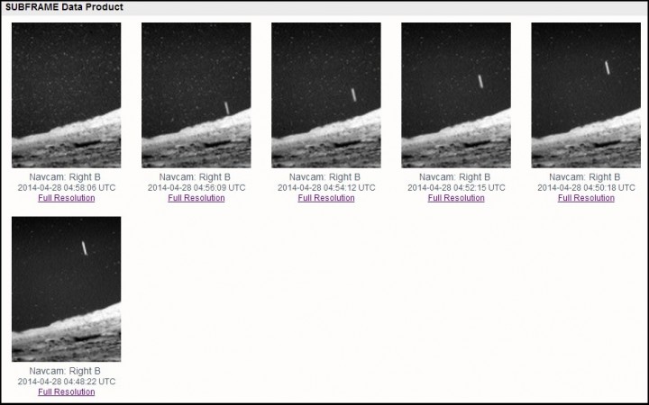 Curiosity Cam recording Timeline/NASA Curiosity Cam recording Timeline/NASA