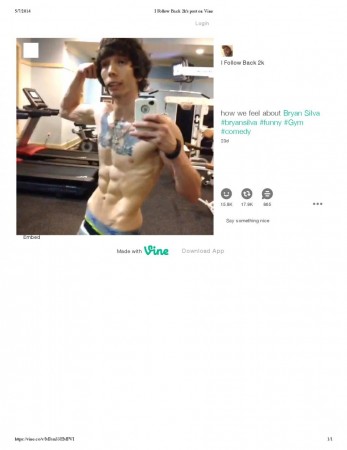 Bryan Silva Vine screen shot