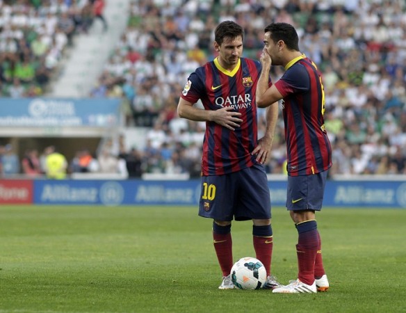 Lionel Messi and Xavi will look to inspire Barcelona to another La Liga title Lionel Messi Xavi Barcelona
