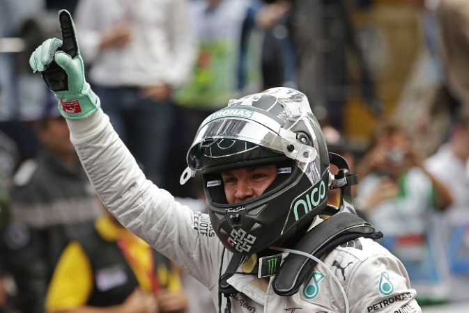 Mercedes' Nico Rosberg reacts after winning the Monaco Grand Prix. Nico Rosberg Monaco