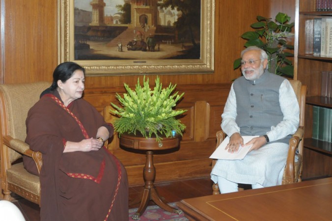 Jayalalithaaa meets Modi