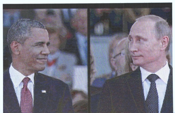 At the D-Day celebration in France, Obama and Putin avoided each other. But Obama managed to say something to the Russian leader. At the D-Day celebration in France, Obama and Putin avoided each other. But Obama managed to say something to the Russian leader.