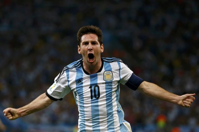 Argentina skipper Lionel Messi is over the moon after scoring the winner against Bosnia-Herzegovina, 15 June Lionel Messi Argentina