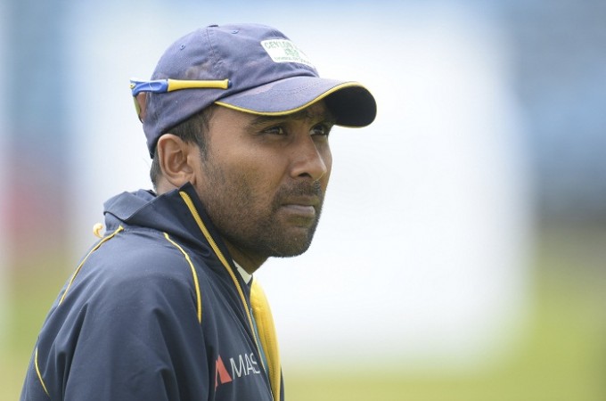 Sri Lanka's Mahela Jayawardene looks on during a training session. Mahela Jayawardene