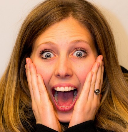 facial expression, surprise