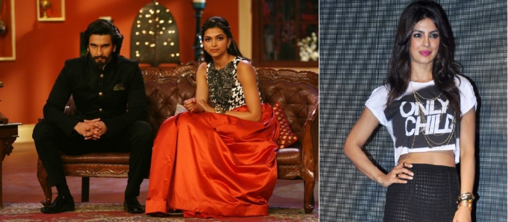 Ranveer Singh, Deepika Padukone and Priyanka Chopra