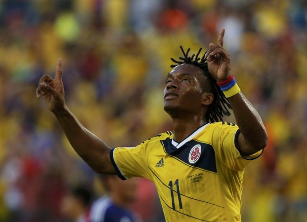 Colombia winger Juan Cuadrado is reportedly keen on moving to the Premier League Juan Cuadrado Colombia
