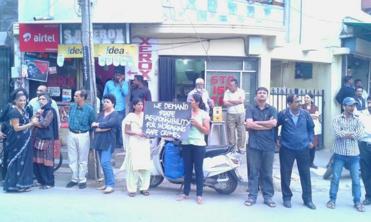 Protest in Bangalore