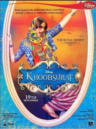 "Khoobsurat" movie poster