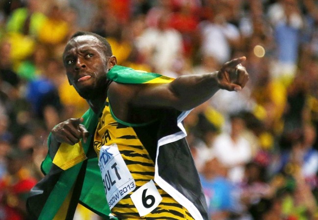 Usain Bolt enthralled the audience on his first visit to India Usain Bolt