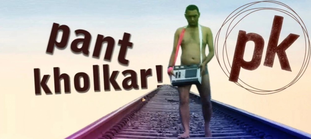 An Aamir Khan fan poses nude after seeing 'P.K.' poster