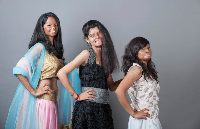 Laxmi, Ritu and Rupa Acid attack survivors