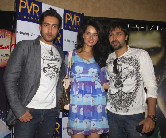 (L-R) Adhyayan Suman, Kangana Ranaut and Emraan Hashmi Adhyayan Suman and Kangana Ranaut