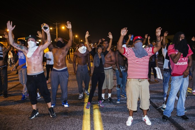 Protests in Ferguson over Killing of Black teen