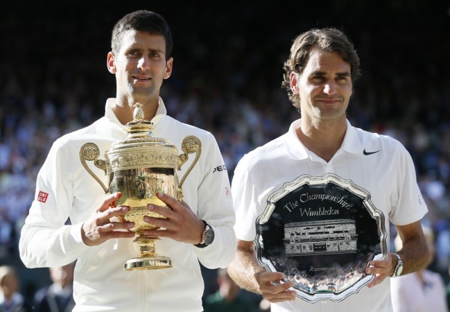 Federer and Djokovic will clash for the Wimbledon title on Sunday. Novak Djokovic and Roger Federer