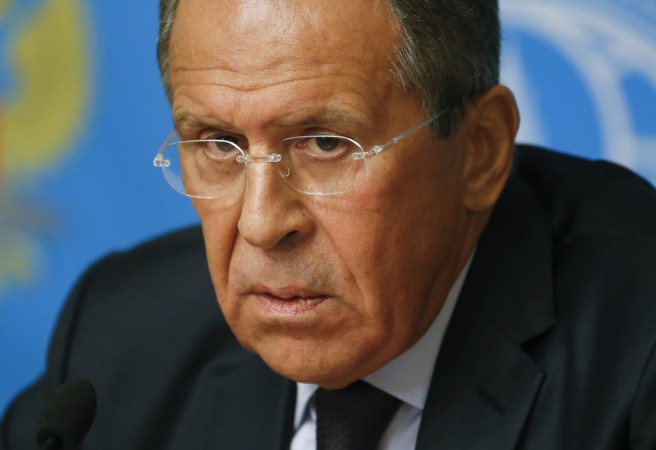Russia's Foreign Minister Sergei Lavrov attends a news conference in Moscow, August 25, 2014. He said that the West must avoid putting the entire onus on Moscow for a peaceful resolution. Russia's Foreign Minister Sergei Lavrov attends a news conference in Moscow, August 25.