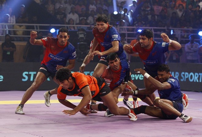 Dabang Delhi and Puneri Paltan. Pro Kabbadi League