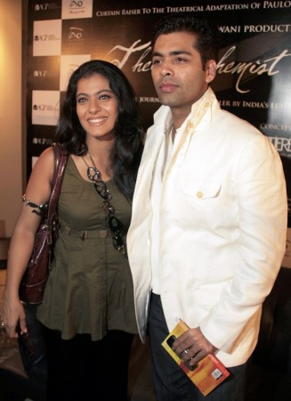 Karan Johar and Kajol