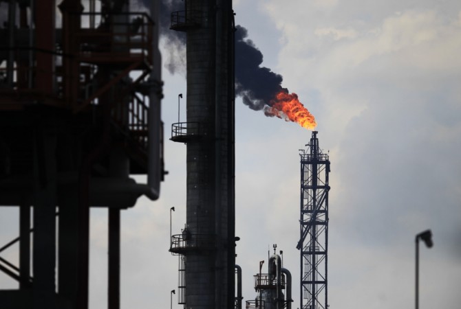 Reliance's oil refinery in Jamnagar, Gujarat. Reliance is a major importer of Iranian crude oil. Reliance Oil