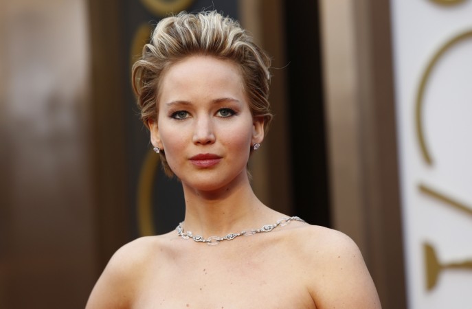 Jennifer Lawrence Flashes Her Assets In Sheer Dress Ibtimes India