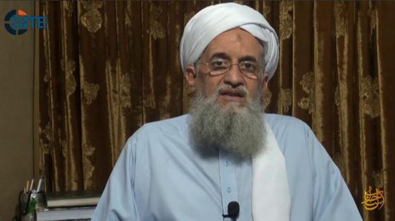 Screen capture from the video showing al-Qaeda leader Ayman al-Zawahiri. Zawahiri