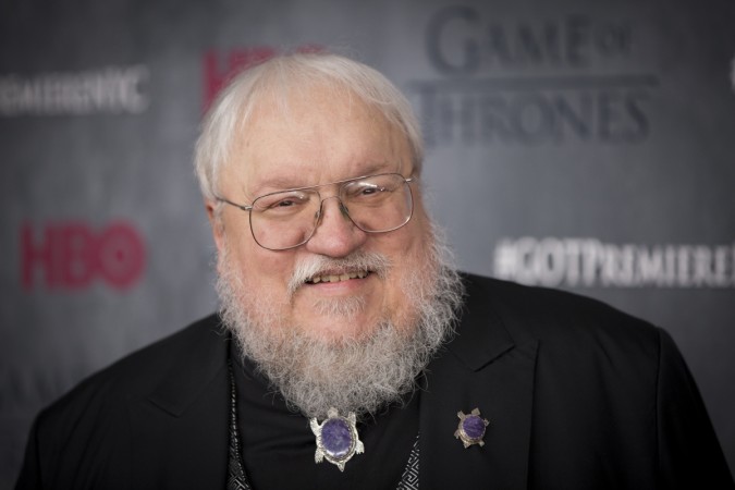 George RR Martin arrives for the premiere of the fourth season of 'Game of Thrones' in New York on 18 March 2014 George RR Martin arrives for the premiere of the fourth season of Game of Thrones