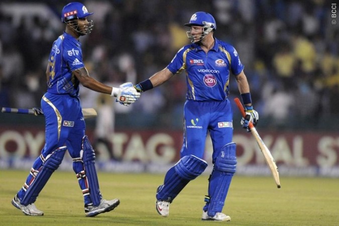 Mumbai Indians openers Lendl Simmons and Michael Hussey will look to continue their good form at the top against the Northern Knights in their CLT20 qualifier Lendl Simmons Michael Hussey Mumbai Indians