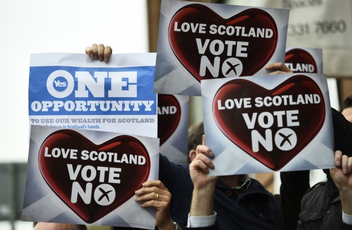 Almost half the people who intend to vote No on Scottish independence have said they felt Almost half the people who intend to vote No on Scottish independence have said they felt