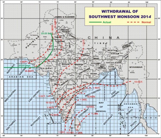 Monsoon 26 September India