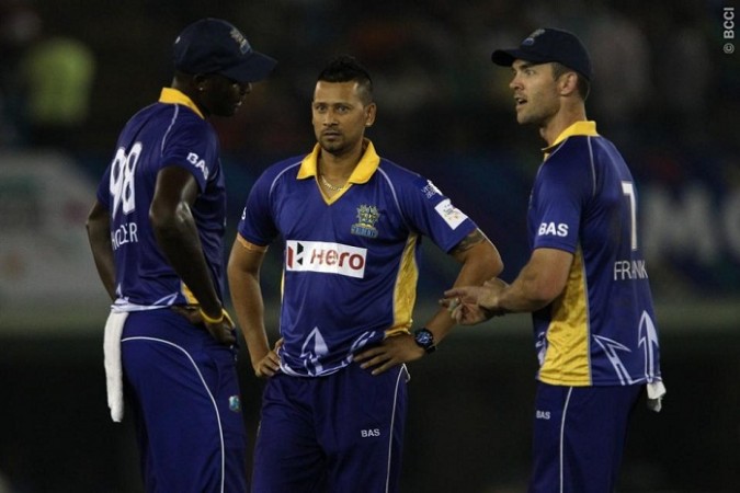 The Barbados Tridents will be desperate to open their account in the CLT20 2014 Barbados Tridents Emrit Franklin Holder