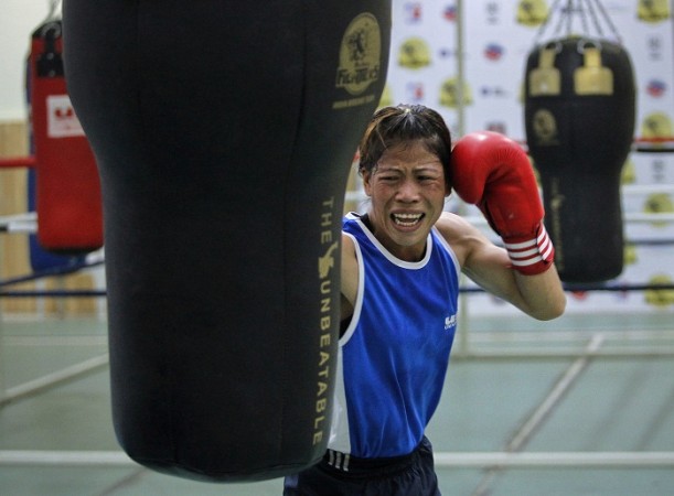 Mary Kom clinched a much-needed gold medal for India in boxing at the Asian Games Mary Kom