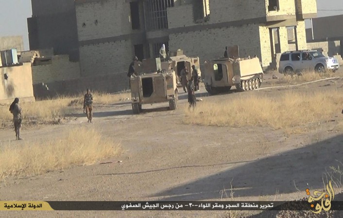 Several armoured vehicles were captured by ISIS Several armoured vehicles captured by ISIS