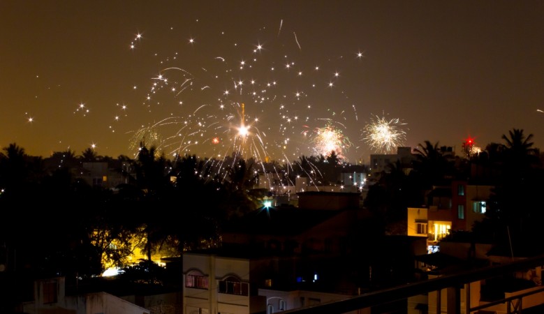 Diwali fireworks. Diwali