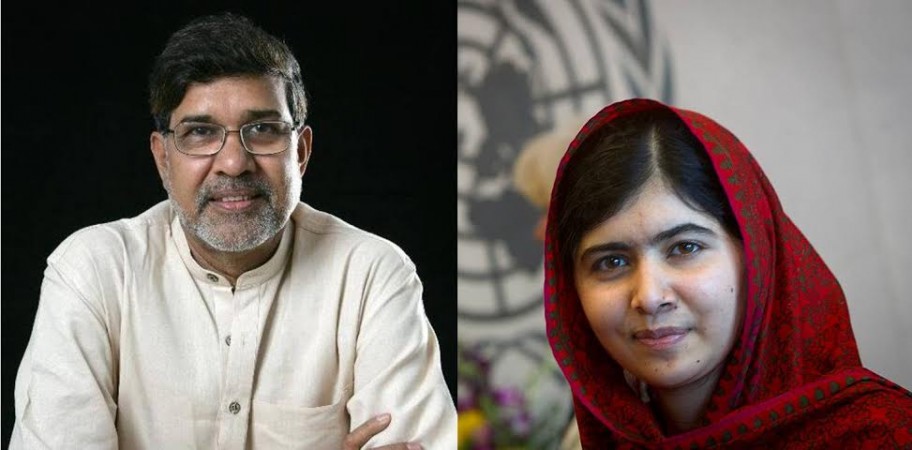 Malala Yousafzai and Kailash Satyarthi