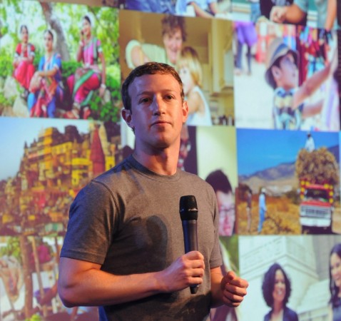 Mark Zuckerberg in New Delhi, India