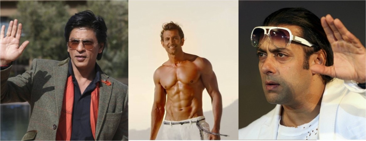 Hrithik Roshan, Salman Khan and Shah Rukh Khan