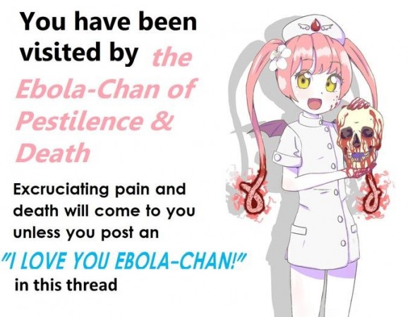 The Ebola-Chan meme has gone viral in West African countries. Ebola Chan Meme