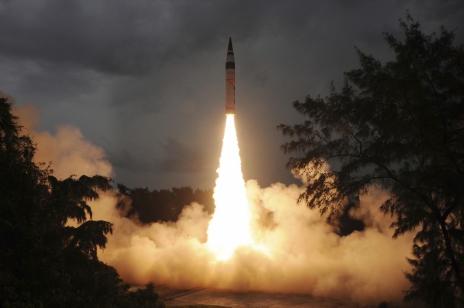Missile test fired