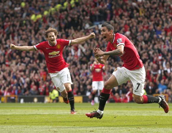 Angel Di Maria will look to shine for Manchester United yet again Daley Blind Angel Di Maria Manchester United