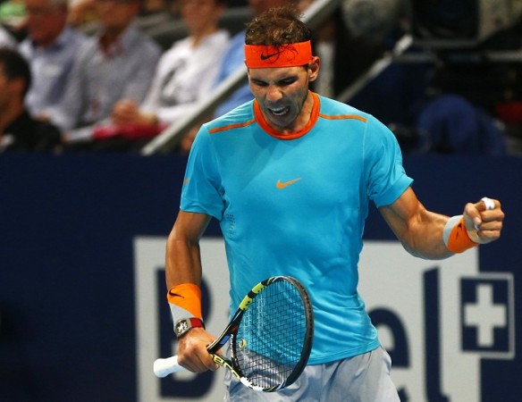 Rafael Nadal has shown some good form during the competition. Rafael Nadal Swiss Indoors