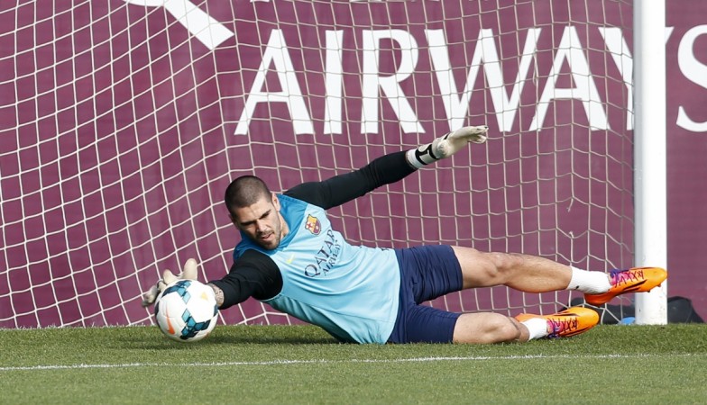 Valdes is currently training with Manchester United Victor Valdes