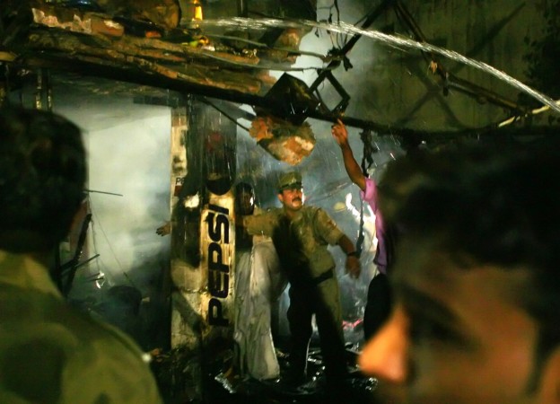 Blast site