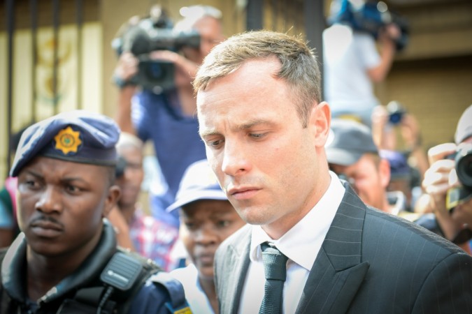 File photo of Oscar Pistorius leaving the North Gauteng High Court in Pretoria, South Africa Oscar Pistorius