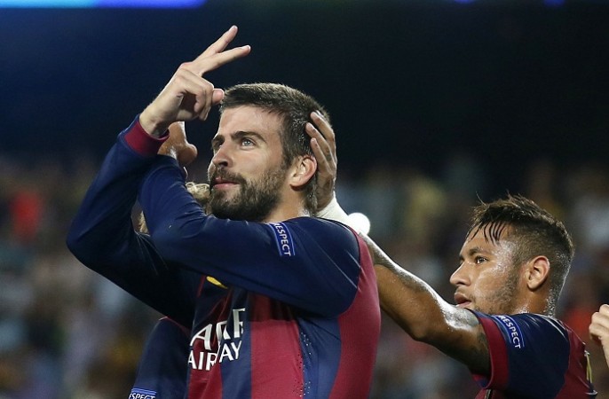 Manchester United are looking at the possibility of tempting Gerard Pique to Old Trafford Gerard Pique Neymar Barcelona