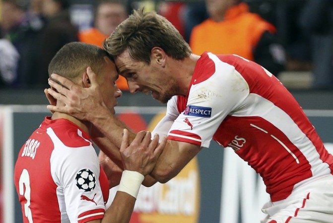 Arsenal left-backs Kieran Gibbs and Nacho Monreal are both doubts for the English Premier League game against Southampton Kieran Gibbs Nacho Monreal Arsenal