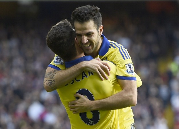 Fabregas will look to continue his top form for Chelsea Cesc Fabregas Oscar Chelsea